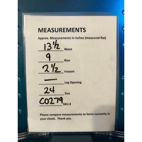 Blank NYC shorts blue distressed cutoff denim size 24 - Picture 2 of 4